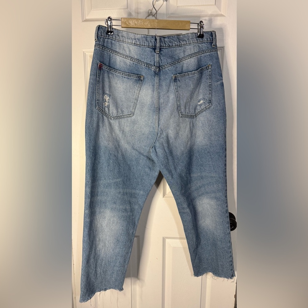 BDG Destructed Straight Vintage Wash Button Fly Baggy Denim Jeans Size33(35) - Picture 4 of 11